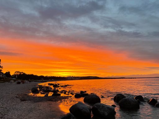 Sonnenuntergang an der Ostsee